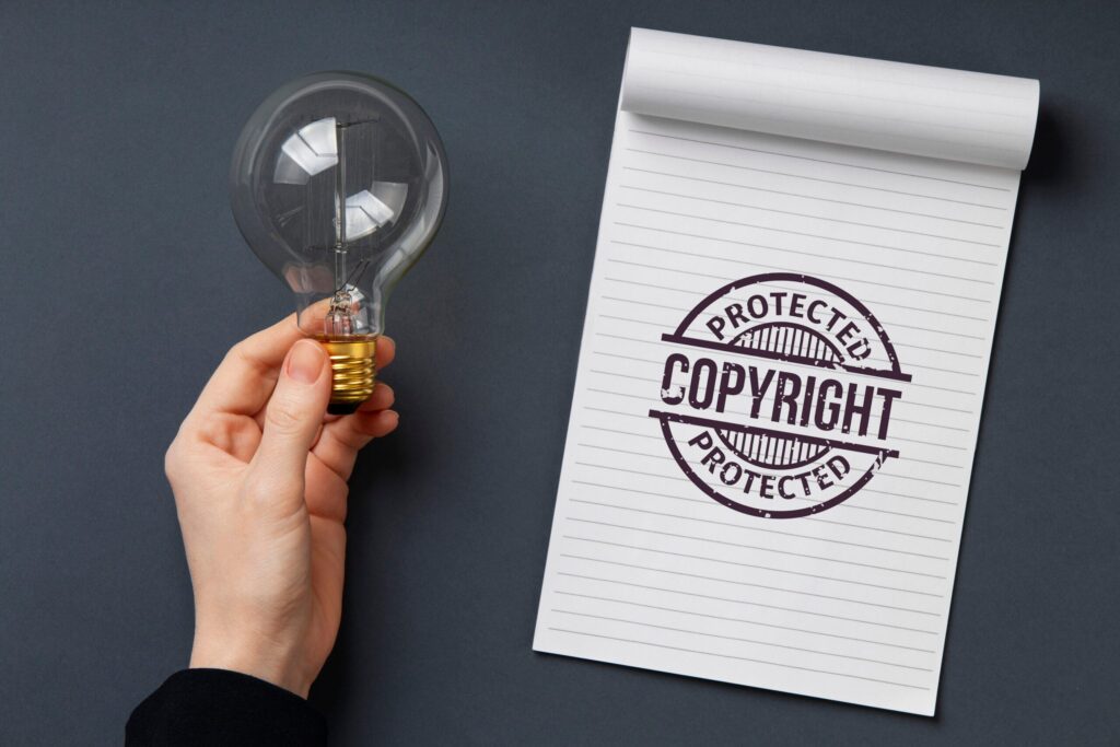 Copyright protection in Ghana-image with a copyright sign