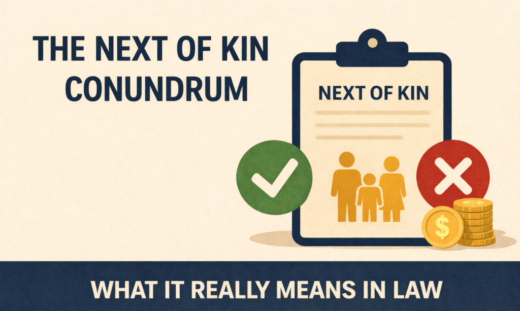 next of kin legal meaning and inheritance rights