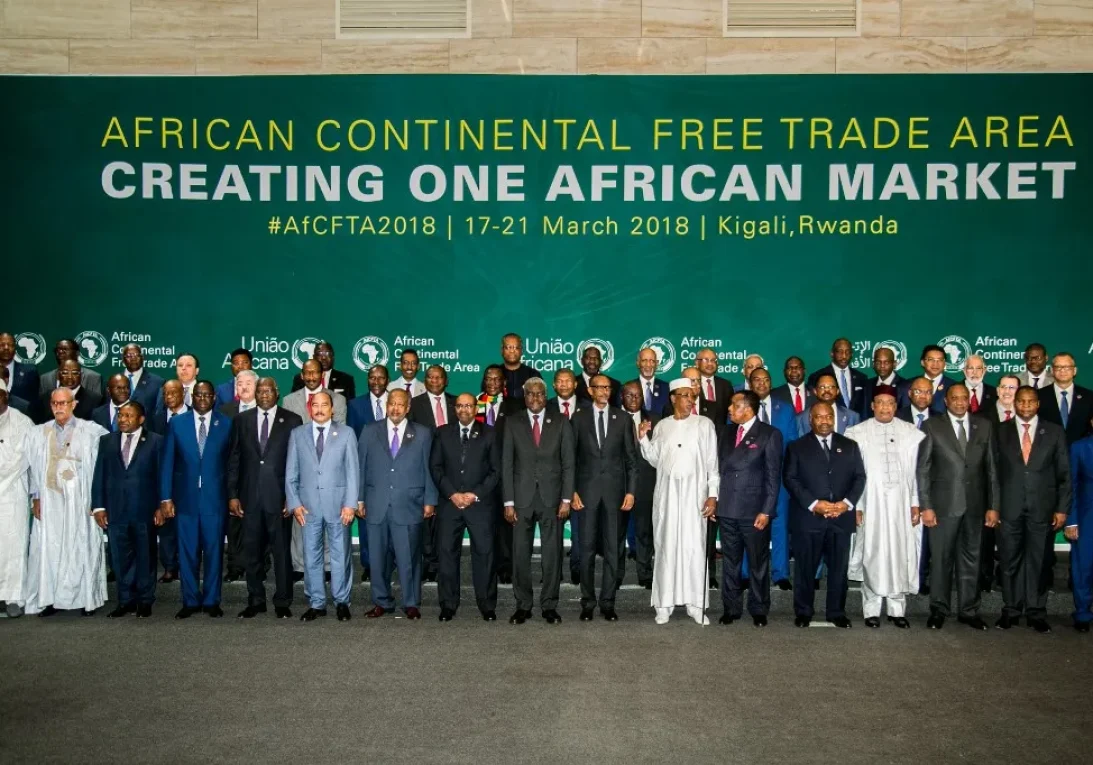 Image of The African Continental Free Trade Area members and executives