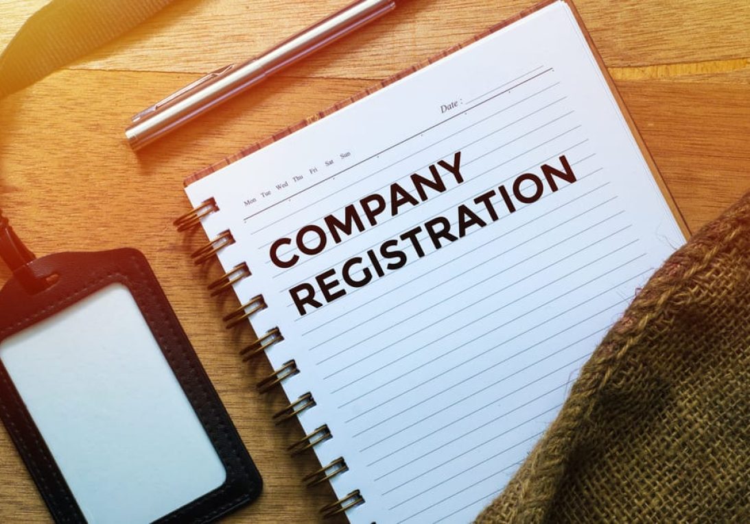 image with inscription company registration